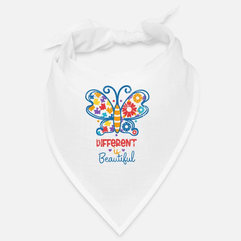 AUTISMUS ANDERS IST SCHÖN SCHMETTERLING ADS SPRUCH Bandana