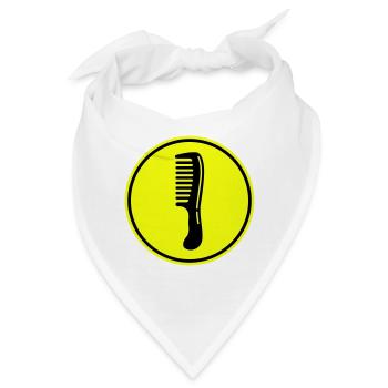 Kamm Friseur icon - Bandana - Weiß - Vorne