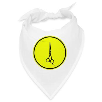 Schere Barber icon - Bandana - Weiß - Vorne