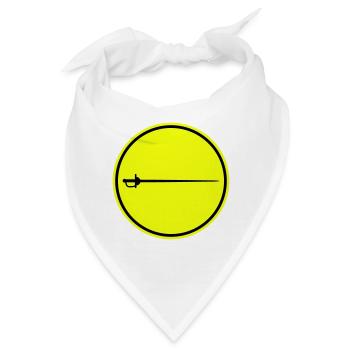 Fechten Schwert - Bandana - Weiß - Vorne