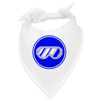 Skibrille icon - Bandana - Weiß - Vorne