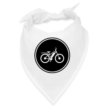 ebike fahrrad - Bandana - Weiß - Vorne
