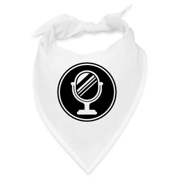 Spiegel Icon Silhouette - Bandana - Weiß - Vorne