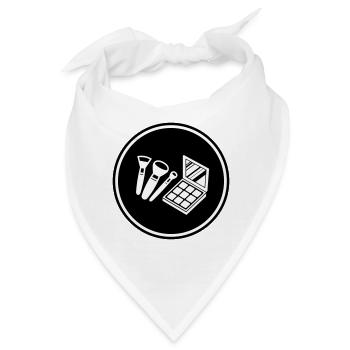Make Up Kosmetik Icon - Bandana - Weiß - Vorne