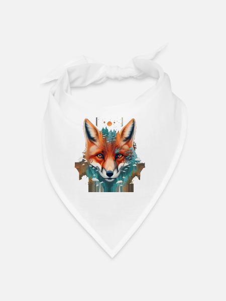 Fuchs - Bandana - Weiß