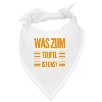was ist das? - Bandana - Weiß - Vorne