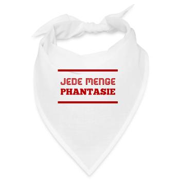 jede Menge Phantasie - Bandana - Weiß - Vorne