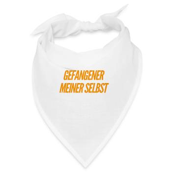 in mir selbst gefangen - Bandana - Weiß - Vorne
