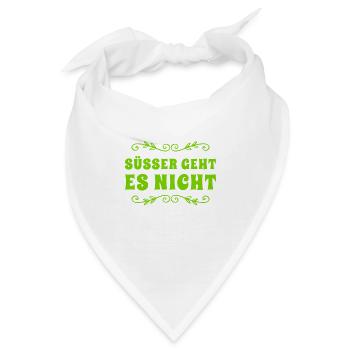 so süß wie nichts anderes - Bandana - Weiß - Vorne