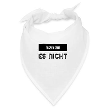unbeschreiblich süß - Bandana - Weiß - Vorne