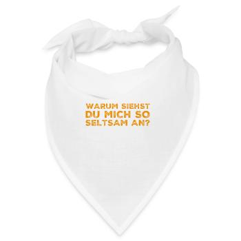 was ist los? - Bandana - Weiß - Vorne