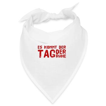 der Tag der Ruhe - Bandana - Weiß - Vorne