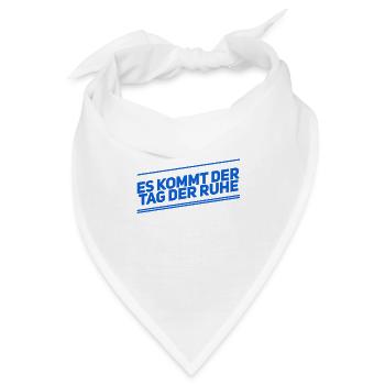 der ewige Schlaf - Bandana - Weiß - Vorne
