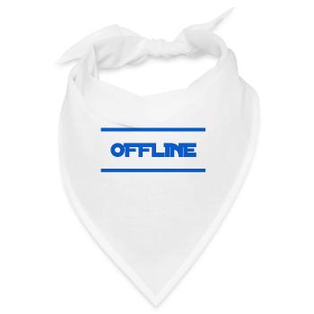 ich mag es offline - Bandana - Weiß - Vorne