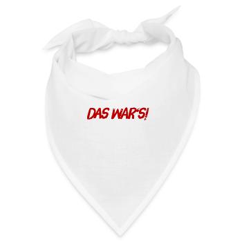 endlich vorbei - Bandana - Weiß - Vorne