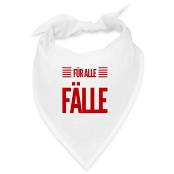 für alle Fälle - Bandana - Weiß - Vorne