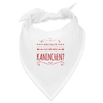 der Trick mit dem Kaninchen - Bandana - Weiß - Vorne