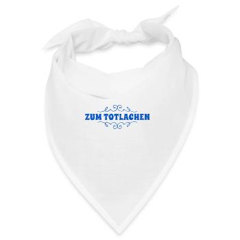 wie witzig - Bandana - Weiß - Vorne