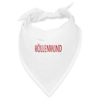 so sieht ein Höllenhund aus - Bandana - Weiß - Vorne