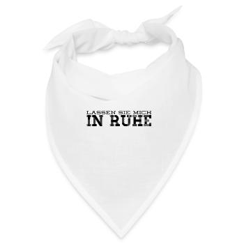 hören sie auf - Bandana - Weiß - Vorne
