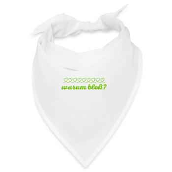 warum bloß? - Bandana - Weiß - Vorne