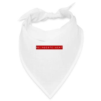 reinsteigern geht immer - Bandana - Weiß - Vorne