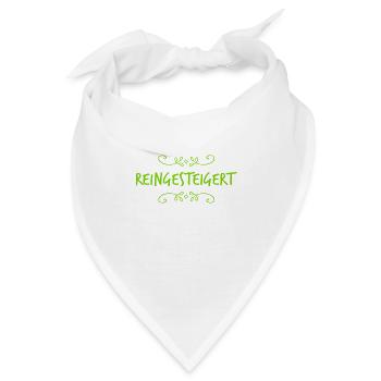 reingesteigert - Bandana - Weiß - Vorne