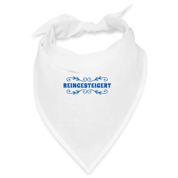reinsteigern ist toll - Bandana - Weiß - Vorne