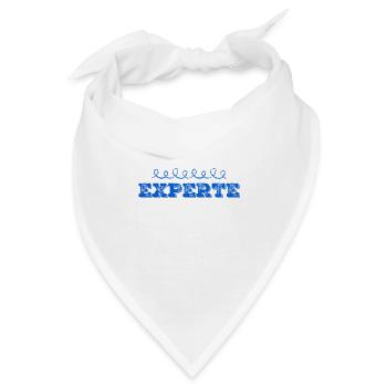 so sieht eine Koryphäe aus - Bandana - Weiß - Vorne