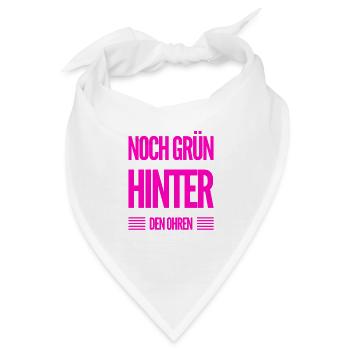 ich bin noch grün hinter den Ohren - Bandana - Weiß - Vorne