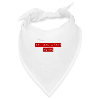 keinen Bock auf retro - Bandana - Weiß - Vorne