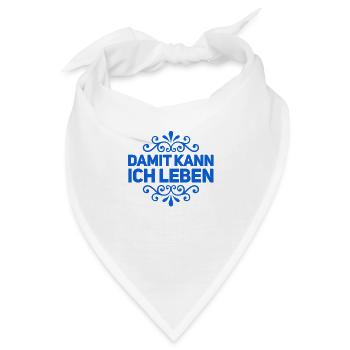 Gleichgültigkeit - Bandana - Weiß - Vorne