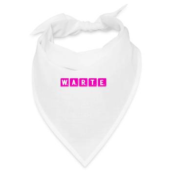 lass es - Bandana - Weiß - Vorne