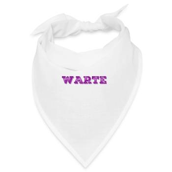 mach nicht weiter - Bandana - Weiß - Vorne