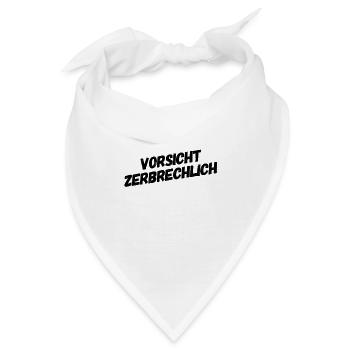 ich könnte kaputt gehen - Bandana - Weiß - Vorne