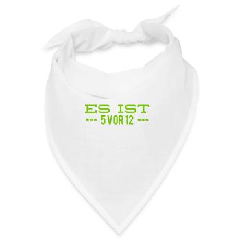 fast zu spät - Bandana - Weiß - Vorne