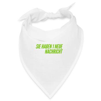 Posteingang - Bandana - Weiß - Vorne