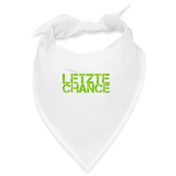 letzte Chance - Bandana - Weiß - Vorne