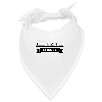die letzte Möglichkeit - Bandana - Weiß - Vorne