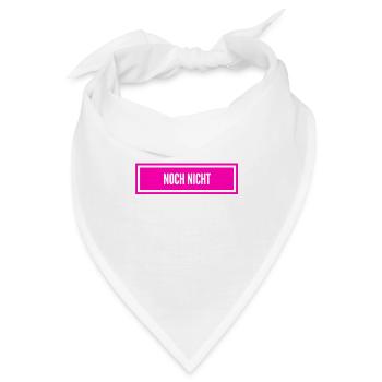 vielleicht später - Bandana - Weiß - Vorne