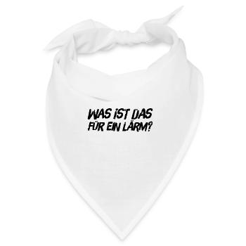 das ist mir zu laut - Bandana - Weiß - Vorne