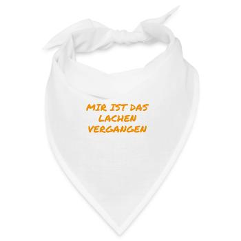 lachen war gestern - Bandana - Weiß - Vorne