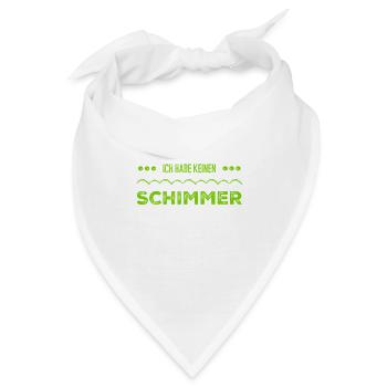ich habe keine Ahnung - Bandana - Weiß - Vorne