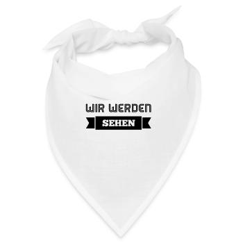 locker bleiben - Bandana - Weiß - Vorne