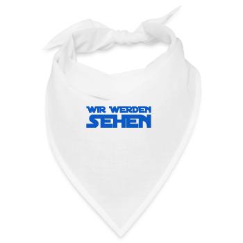 es wird sich schon ergeben - Bandana - Weiß - Vorne