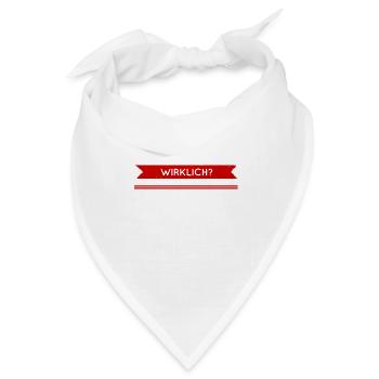dein Ernst? - Bandana - Weiß - Vorne