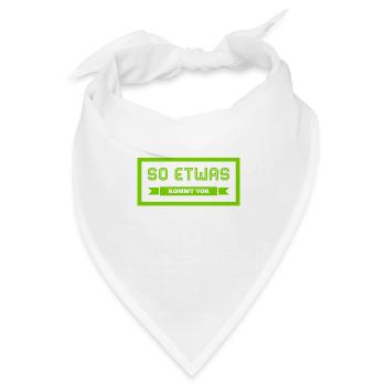 immer cool bleiben - Bandana - Weiß - Vorne