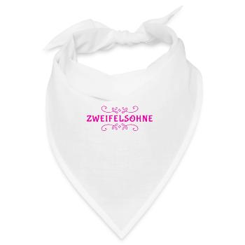 klarer geht es nicht - Bandana - Weiß - Vorne