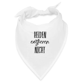 Helden waren gestern - Bandana - Weiß - Vorne