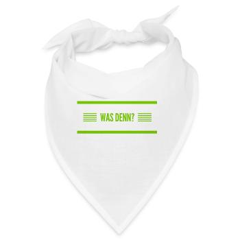 machst du Stress? - Bandana - Weiß - Vorne